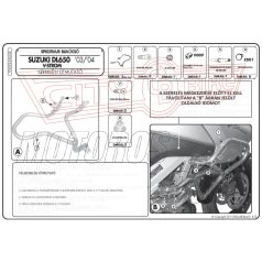 Bukócső Suzuki DL 650 V-Strom (04-11) GIVI
