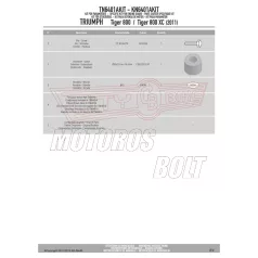   Bukócső felfogató szett TRIUMPH TIGER 800 / TIGER 800 XC / TIGER XR (2011) GIVI