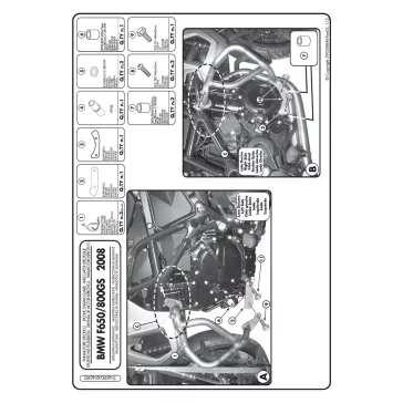   Bukócső BMW F 650 GS / F 700 GS (13-17) / BMW F 800 GS (08-17) GIVI