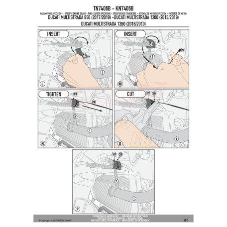 Bukócső Ducati Multistrada 950(2017-2018)/Ducati Multistrada950 S(2019-2021)/Ducati Multistrada 1200(2015-2018)/ Ducati Multistrada 1260 (2018-2020) GIVI