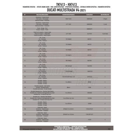 Bukócső Ducati Multistrada V4 - V4 S (21 > 24) GIVI