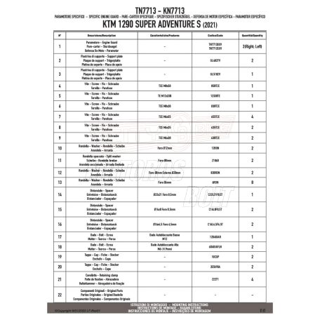 Bukócső KTM 1290 Super Adventure S (21 > 23) GIVI