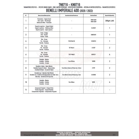 Bukócső Benelli Imperiale 400 (2020-2024) GIVI