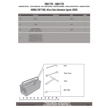   Felső bukócső HONDA CRF1100L Africa Twin Adventure Sports (2020-2023) GIVI