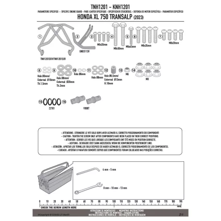 Felső bukócső HONDA XL 750 Transalp (2023-2025) GIVI