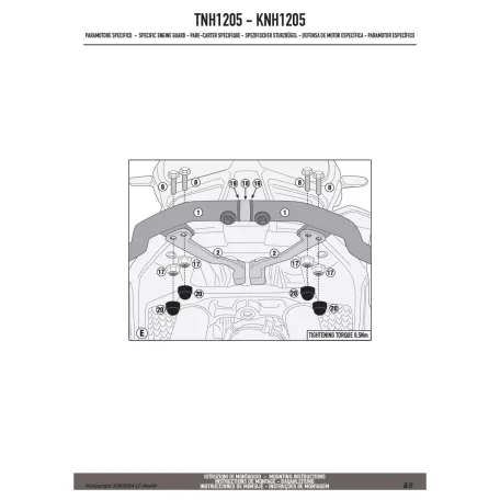 Felső bukócső HONDA CRF1100L Africa Twin Adventure Sports (2024-2025) GIVI