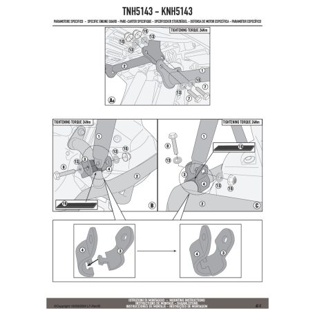 Felső bukócső BMW R 1300 GS (2024-2026) GIVI