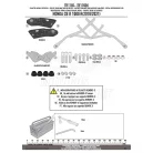 Oldaltáska tartó HONDA CB 1000 R (21 > 24) Remove-X GIVI