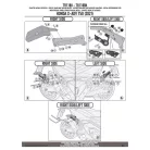 Oldaltáska tartó Honda X-ADV 750 (21-25) GIVI