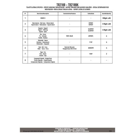 Oldaltáska tartó YAMAHA MT-09 (2024-2025) GIVI