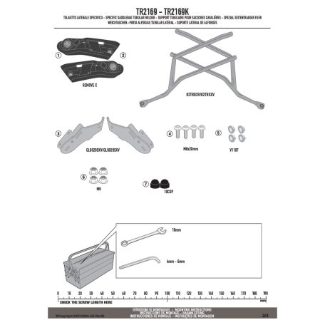 Oldaltáska tartó YAMAHA MT-09 (2024-2025) GIVI
