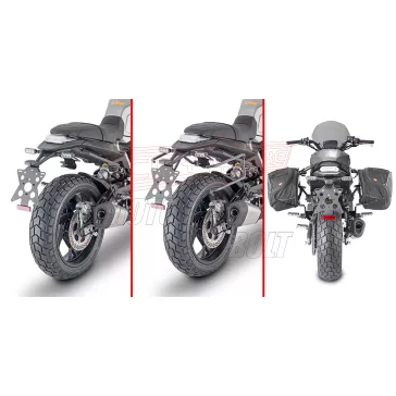Oldaltáska tartó Benelli Leoncino 800 (22-26) GIVI