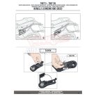 Oldaltáska tartó Benelli Leoncino 800 (22-24) GIVI