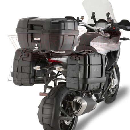 GIVI TRK33B Trekker – 33L MONOKEY doboz fekete alumínium fedéllel, oldalsó vagy hátsó használatra