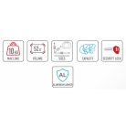 GIVI TRK52B – 52 literes MonoKEY túradoboz két sisakhoz - fekete alumínium borítással