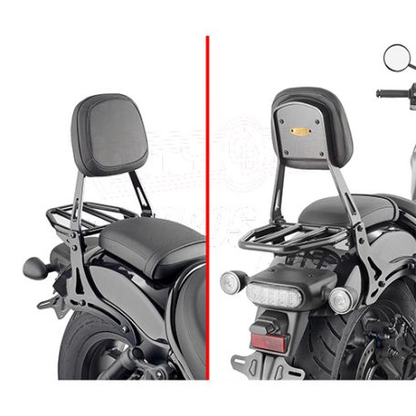 Háttámla + csomagtartó Honda CMX 1100 Rebel (21-24) GIVI