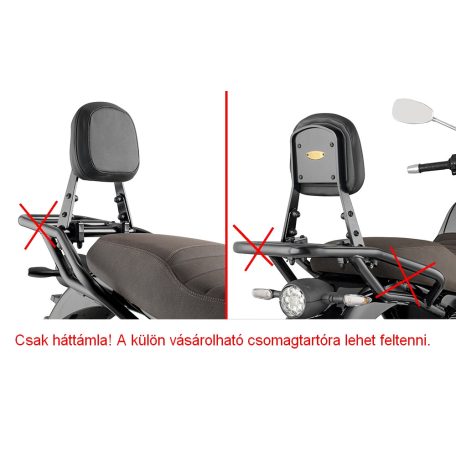 Háttámla MOTO GUZZI V7 850 Stone / Special (21-24) GIVI