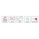 GIVI V35N – 35L Monokey® Side oldaldoboz pár piros fényvisszaverővel