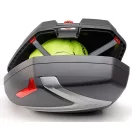 GIVI V37N – 37L Monokey® Side oldaldoboz pár matt ezüst betéttel és Security Lock zárral