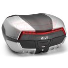 GIVI V58N MAXIA 5 – 58L Monokey® hátsó doboz - festett alumínium + fekete fedél /piros prizma