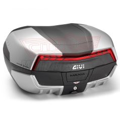   GIVI V58N MAXIA 5 – 58L Monokey® hátsó doboz - festett alumínium + fekete fedél /piros prizma