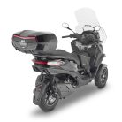 GIVI V58NNB MAXIA 5 – 58L Monokey® hátsó doboz - festett fekete + fekete fedél /piros prizma MonoKEY
