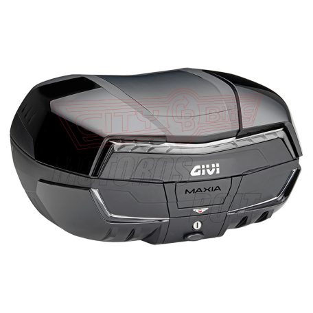 GIVI V58NNB MAXIA 5 – 58L Monokey® hátsó doboz - festett fekete + fekete fedél /víztiszta prizma MonoKEY