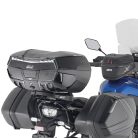 GIVI V58NNB MAXIA 5 – 58L Monokey® hátsó doboz - festett fekete + fekete fedél /víztiszta prizma MonoKEY