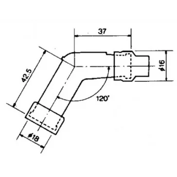 Gyertyapipa NGK VD05F univerz. 4T 125