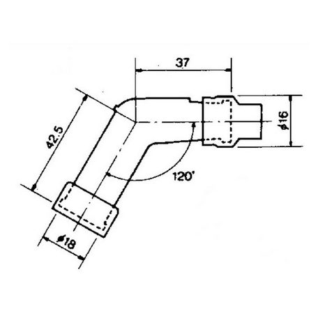 Gyertyapipa NGK VD05F univerz. 4T 125