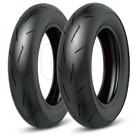 OBOR gumiköpeny 100/90-12 JET RS W6016 64P TL első kerékre (RACING SOFT)