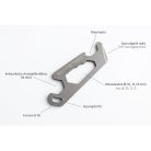 SW-Motech WER.GIV.022.10000 Multitool kulcstartó – motoros kulcstartó 7 funkcióval