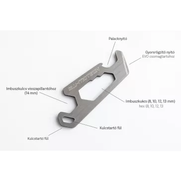   SW-Motech WER.GIV.022.10000 Multitool kulcstartó – motoros kulcstartó 7 funkcióval