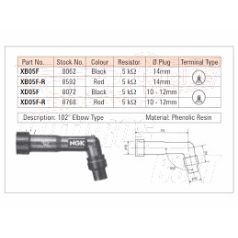 Gyertyapipa NGK XB05F