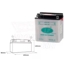 Akkumulátor LP (savas) YB10L-B 12V 11AH