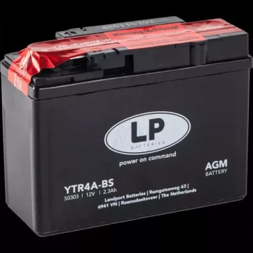 Akkumulátor LP AGM LTR4A-BS 12V 2,3AH (Honda tűzősarus)