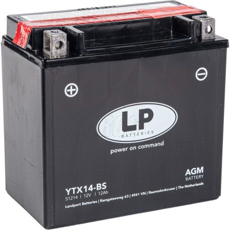 Akkumulátor 12V 12AH YTX14-BS LP AGM 190A(EN)