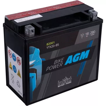 Akkumulátor IntAct AGM CTX20-BS 12V 18AH 280A(EN)