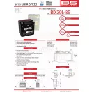 Akkumulátor BS márkájú BTX30L-BS 12V 30AH 400A