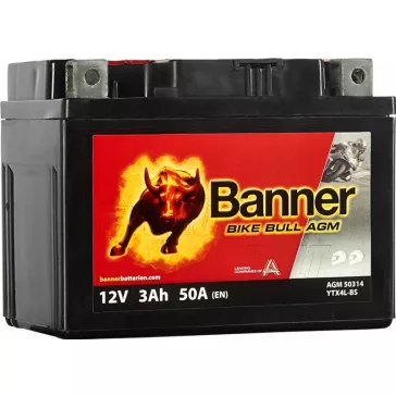Akkumulátor BANNER AGM BTX4L-BS 12V 3AH 50A(EN)