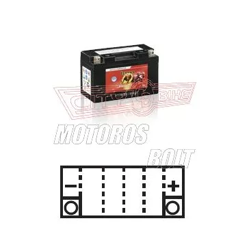 Akkumulátor BANNER AGM BTX4L-BS 12V 3AH 50A(EN)