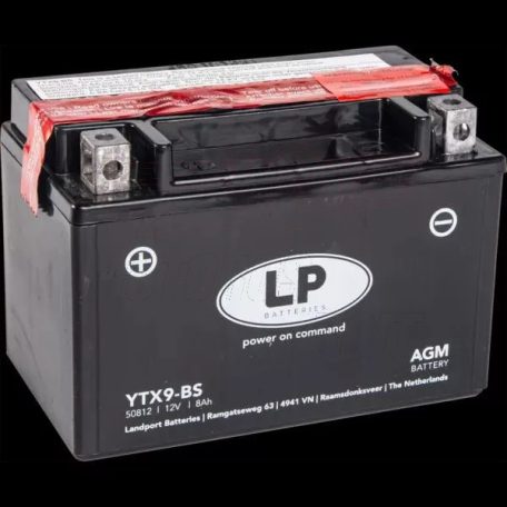 Akkumulátor 12V 8AH YTX9-BS LP AGM 90A(EN)