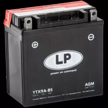 Akkumulátor LP AGM LTX9A-BS 12V 9AH (YB9B helyett) zárt