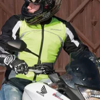Láthatósági motoros ruházat
