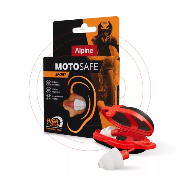Alpine MotoSafe Sport motoros füldugó – 20 dB hallásvédelem Alpine MotoSafe Sport motoros füldugó – 20 dB hallásvédelem