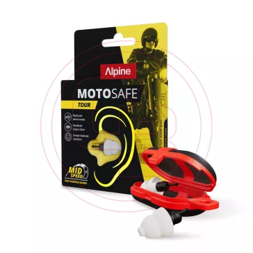   Alpine MotoSafe Tour motoros füldugó – 17 dB hallásvédelem