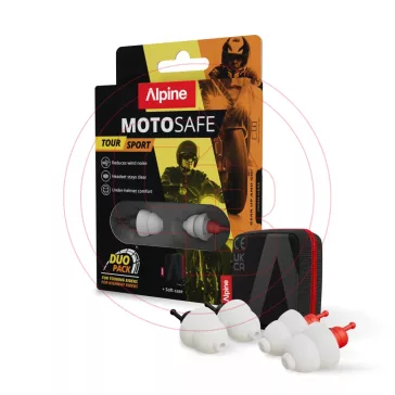   Alpine MotoSafe DUO füldugó 2 pár – motoros hallásvédelem