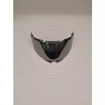 Bukósisak-plexi MT Stinger 2 ezüst tükrös V-28B