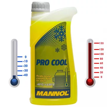 MANNOL ProCool hűtőfolyadék -40/+135! 1 liter