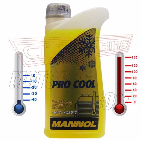 MANNOL ProCool hűtőfolyadék  -40/+135!    1 liter